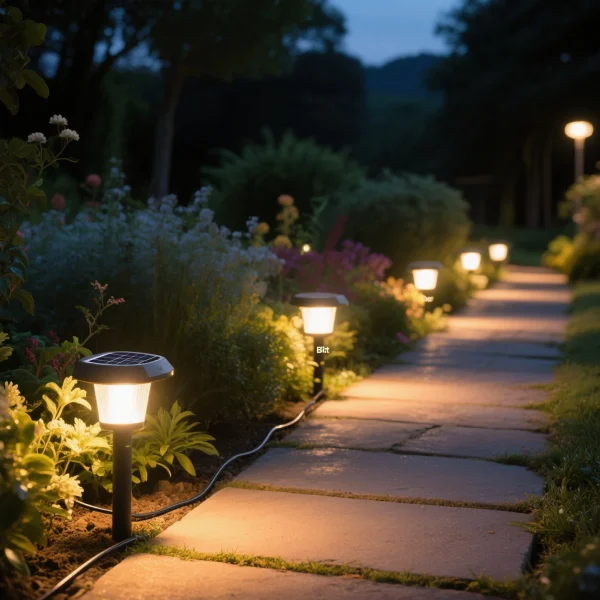 best rated solar walkway lights