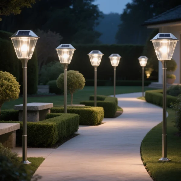 solar path lights outdoor