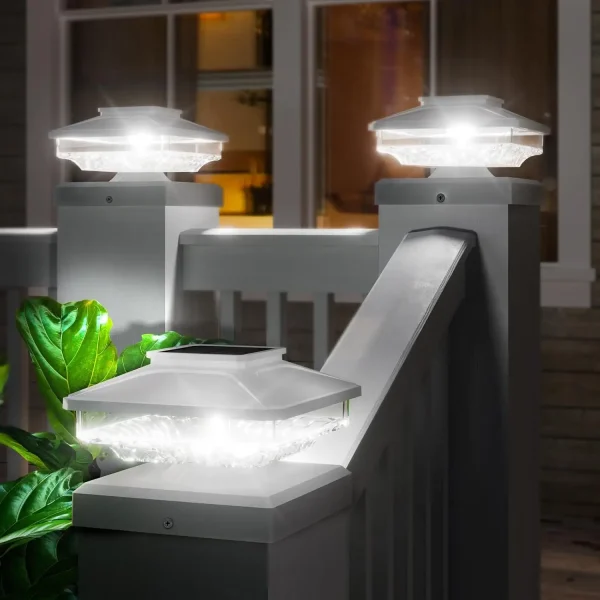 solar lights for pvc fence posts