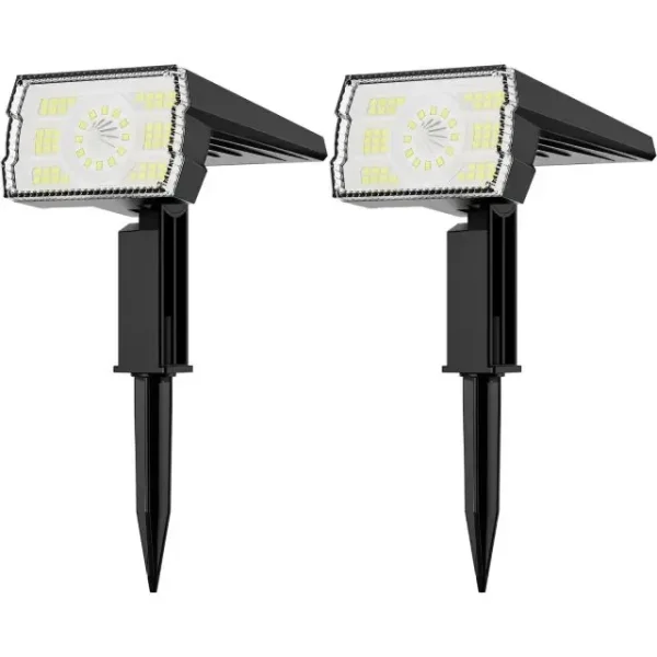 Motion activated solar flood light