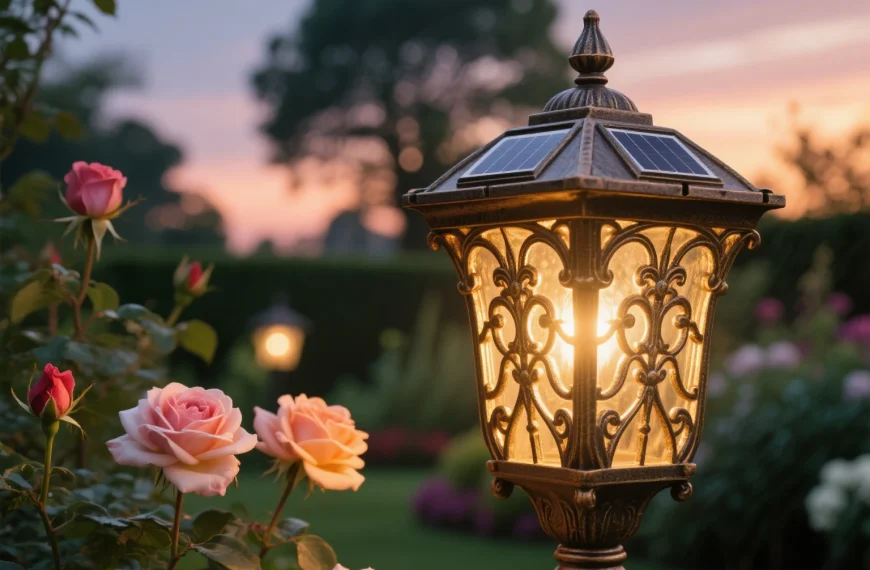 solar lights changing colour