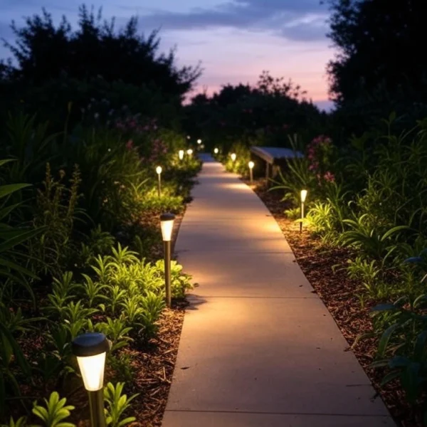 solar path lights