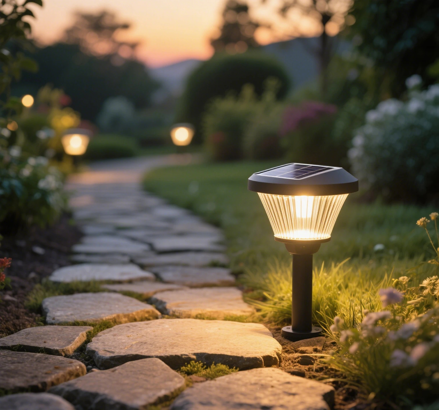 solar walk way lights